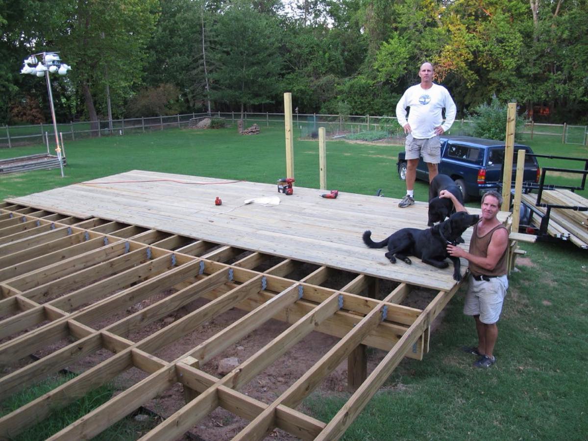 Cedar Deck Build in Riverside by Reliable Home Solutions